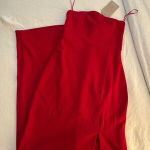 MESHKI Dresses | MESHKI Rachel Red Maxi Dress | Brand New with tags